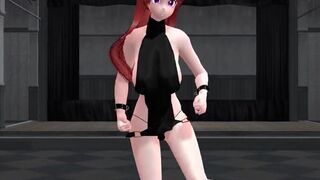 【MMD】Kasuko (red) - Get Lucky【R-18】