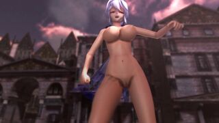 【MMD】HAKU-san Burning【R-18】