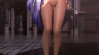 【MMD】HAKU-san Burning【R-18】