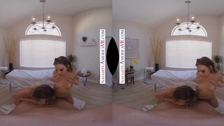 massage parlor with hot blondes Aiden Ashley & Tiffany Watson