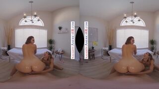 massage parlor with hot blondes Aiden Ashley & Tiffany Watson