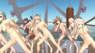 【MMD】KanC - WAVE【R-18】