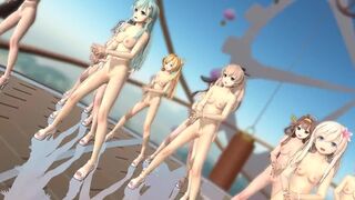 【MMD】KanC - WAVE【R-18】