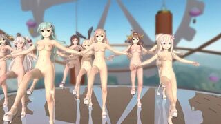 【MMD】KanC - WAVE【R-18】