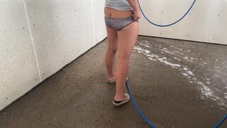 HotwifeStacey back at the car wash exposed