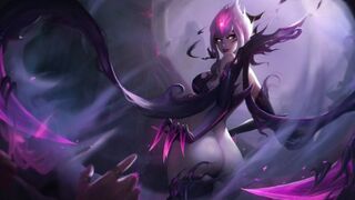 Porn Animations - LoL Evelynn ridding a giant cock! w/sound