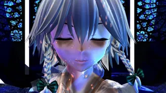 【MMD】Reimu Hakurei And Sakuya De - LUVORATORRRRRY!【R-18】