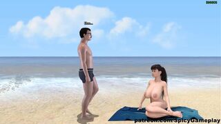 Adventures Of Willy D: Girl With Huge Tits And Big Nipples, Public Beach Handjob-Ep93
