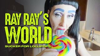 RAY RAY XXX Gets weird with some Candy before masturbating