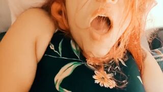 Crazy Fuck on the Bedroom Table, Multiple Cums Her + Squirt, One Cum in Pussy, One Cum in Mouth