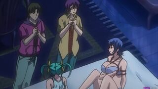 MILF Outdoor Threesome - Hentai Anime Sex