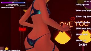 Trans Vtuber Plays With Remote Control Sex Toys On Stream for Valentine's Day in VRchat