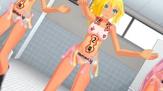 【MMD】TDA Cheerleader PARA GIRL【R-18】