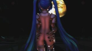 【MMD】Tda Miku Knight - Lamb【R-18】