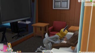 Wolf and Bunny Sims 4 Furry EP. 3