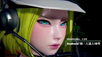 DRAGON BALL - Android 18 × Master Roshi × Policewomen - Lite Version
