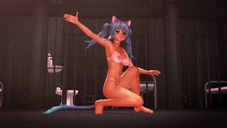 【MMD】Canon - Pink Cat (Difference version)【R-18】