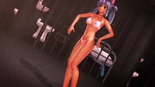 【MMD】Canon - Pink Cat【R-18】