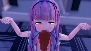 After Stream Changing Room Stress Relief - Aqua Hololive - MMD