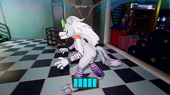 FNaF Security Breach Porn Roxy And Girl Naked With Boobs And Pussy