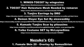 Demon Slayer Fantasy #4 - Foot Fetish - Tanjiro Unloads Huge Load In Nezuko Mouth - SIMS 4 Roleplay