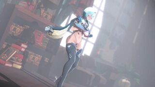 mmd r18 the Knight Eula genshin impact your personal Whore and cum collector 3d hentai