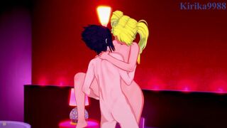 Naruko Uzumaki and Sasuke Uchiha have deep sex at a love hotel. - Naruto Hentai
