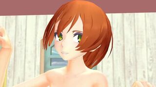 【MMD】LoveLive! WonderZone Rin Hoshizora【R-18】