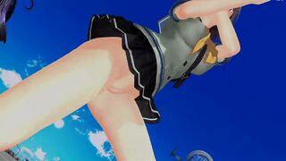 【MMD】Hamakaze-Urakaze - Light pilgrimage demons【R-18】