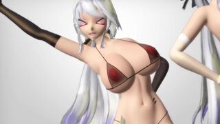 【MMD】HakuX5 Beautiful legs【R-18】