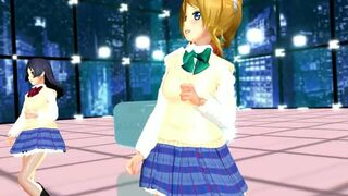 【MMD】LoveLive! Erotic prohibited model limited release HurlyBurly (Spring clothes)【R-18】