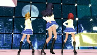 【MMD】LoveLive! Erotic prohibited model limited release HurlyBurly (Spring clothes)【R-18】