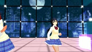 【MMD】LoveLive! Erotic prohibited model limited release HurlyBurly (Spring clothes)【R-18】