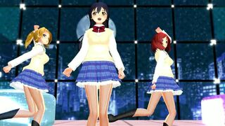 【MMD】LoveLive! Erotic prohibited model limited release HurlyBurly (Spring clothes)【R-18】