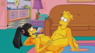 The Simpsons Milky Bunny X Bart anime hot sex