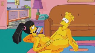 The Simpsons Milky Bunny X Bart anime hot sex