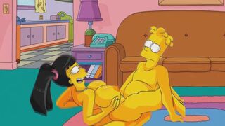 The Simpsons Milky Bunny X Bart anime hot sex
