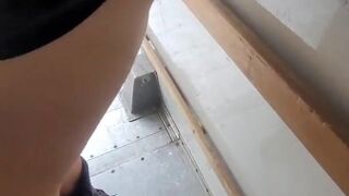 Latina Milf lets mover creampie in back of uhaul truck after divorce.