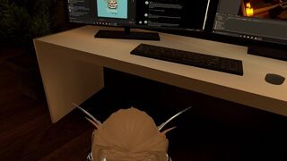 POV: VTUBER PLEASURES YOU AT YOUR DESK!!!