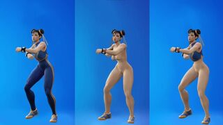 Chun li Fortnite Dances but All Naked