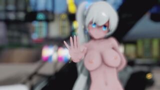 MMD R18 sweet girl happy to serve you satisfy you small cock 3d hentai