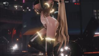 mmd r18 Rave Dance Rin sexy lady will seduce you best twerk 3d hentai