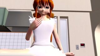 【SEX-MMD】(Grinding table+Sex) Selective Fun - Kimiko【R-18】