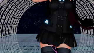 【MMD】HI-FI Raver with a light pilgrimage demon【R-18】