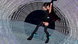 【MMD】HI-FI Raver with a light pilgrimage demon【R-18】