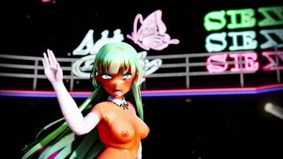 MMD r18 Small breasts brown elf very sexy trained to fuck men hard swallow cum 3d hentai