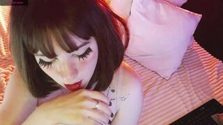 Cute Anime Girl Sucks Her Brother's Cock (Webcam Roleplay) - March Foxie