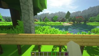 game porn Minecraft - Came to the village and settled in the house