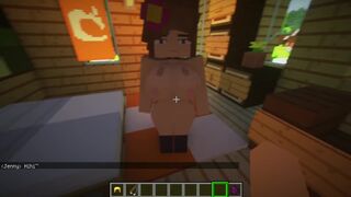 Minecraft Jenny x porn mod | Village house for meeting guests