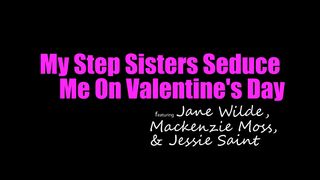 My Step Sisters Seduce Me On Valentines Day